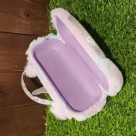 HEART rainbow sunglasses & UNICORN plush snapcase purse. Adult Teen size NWT - Picture 7 of 7